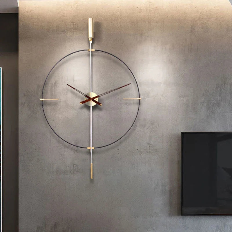 Luxury Wall Clock Minimalist Creative Big  Alarm Clocks Office Silent Bedroom Reloj Living Room Decoration reloj de pared