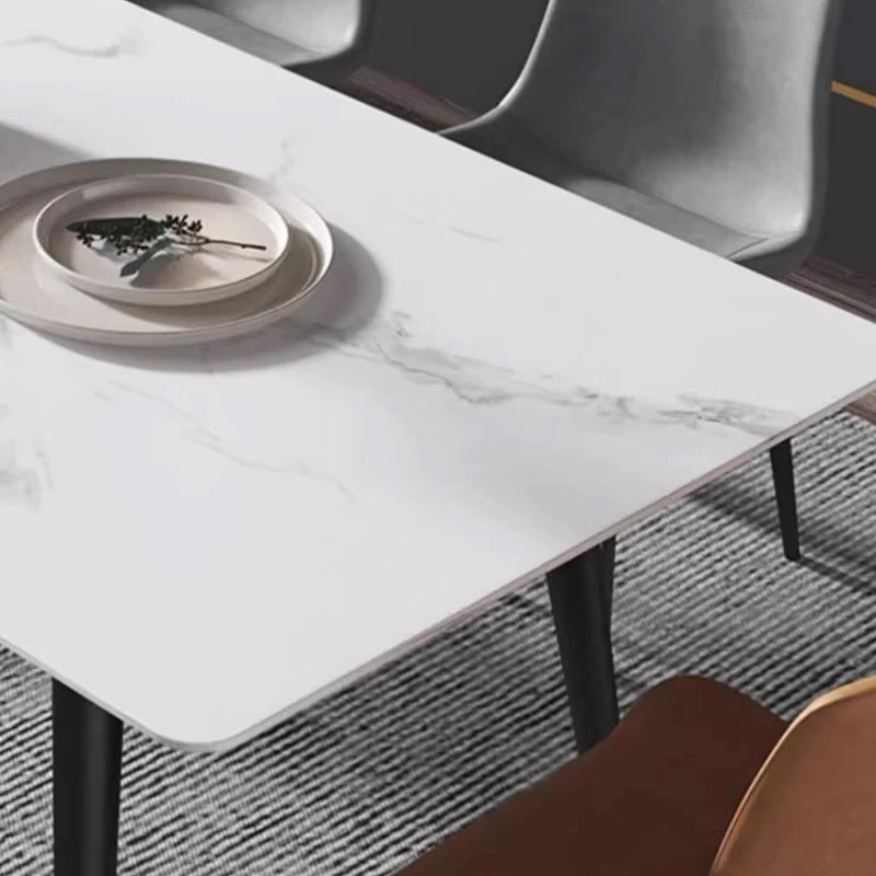 Modern Dining Rooms Reception Tables Marble Table Designer Coffee White Designer Restaurant Cafe Rectangular Bord Bwrdd Room