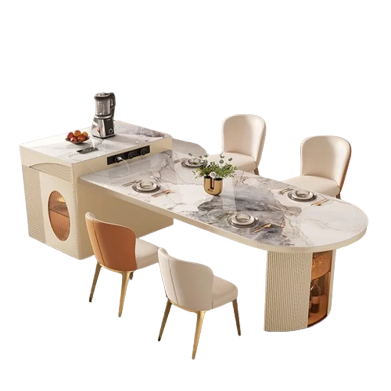 Small Table Stainless Steel Multifunctional Coffee Dining Kitchen Islands Large Ceramic Living Room Center Mesa Tables High