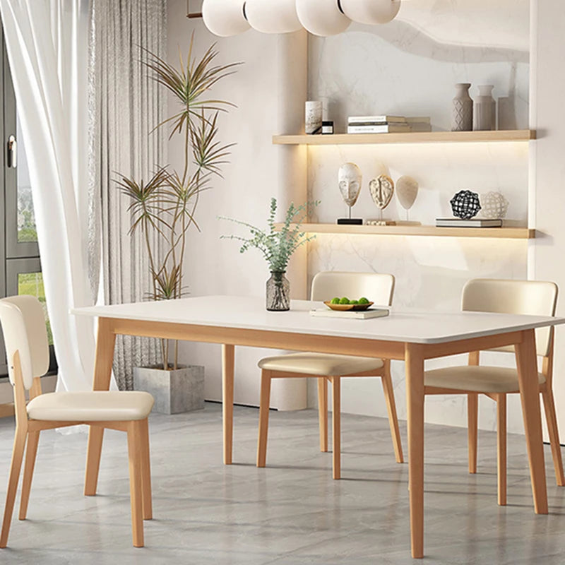 Unique Halloween Dining Table Living Room Modern Big Center Dinner Table White Nordic Design Mesas De Comedor Kitchen Furniture