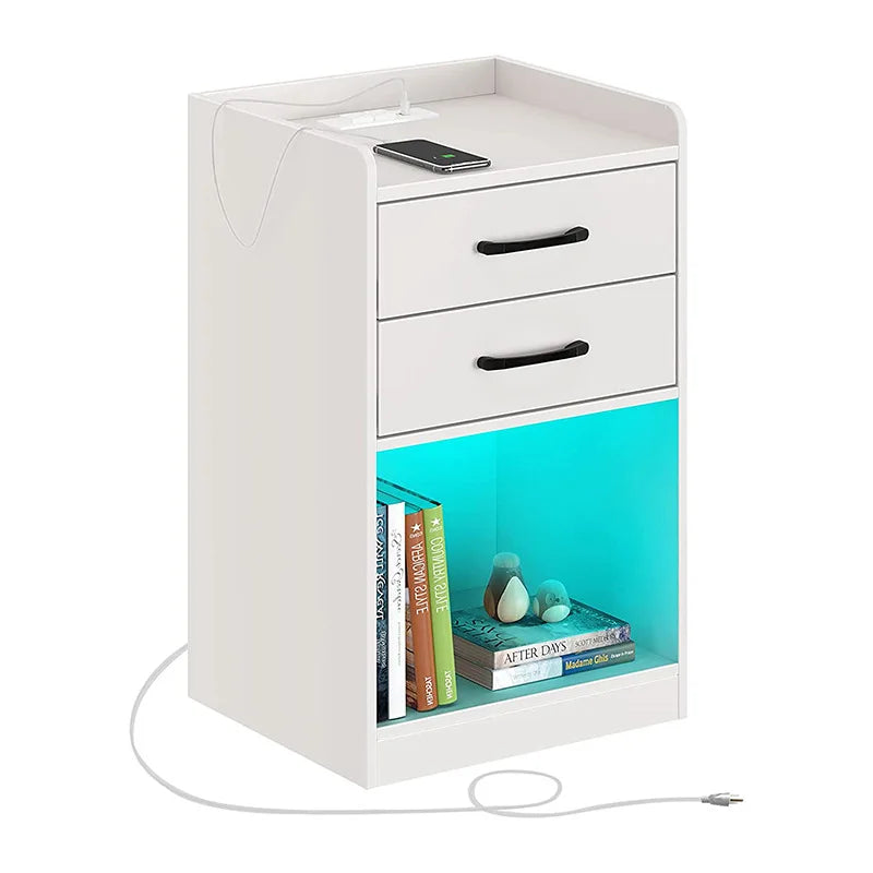 Storage Cabinet End Tables Coffee Living Room Narrow Table Auxiliary Nightstand Bedside Criado Mudo Drawers Bookcase Nordic