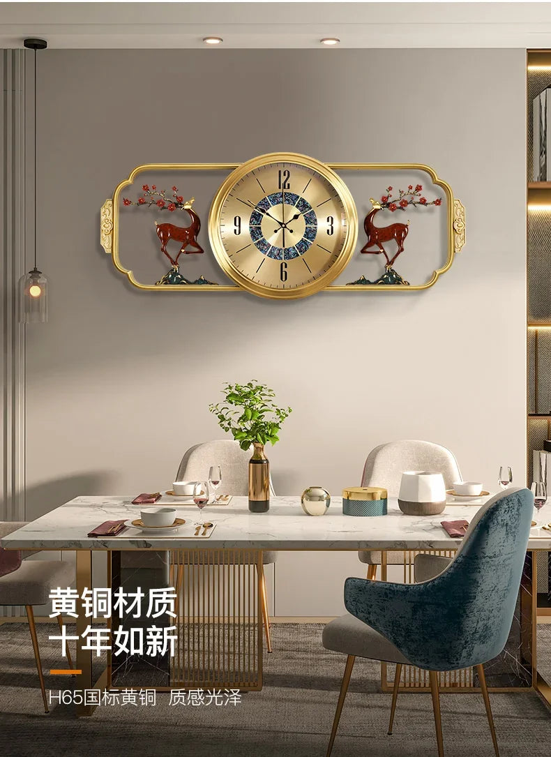 Digital Art Mural Wall Clocks Luxury Big Size Kitchen Modern Wooden Interior Clock Wall Aesthetic Reloj De Pared Wall Decor