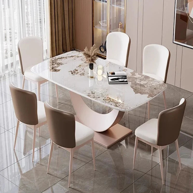 Furniture Room Luxury Dining Table Sets Living Cabinets Wooden Chairs Organizer Modern Coffee Tables Mueble Organizador Games