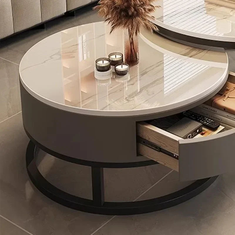 Design Floor Coffee Table Luxury Makeup Vanity Center Mobile Marble Coffee Table Funky