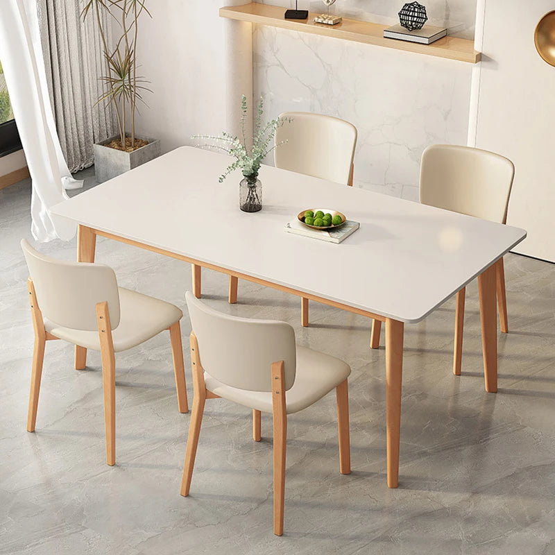 Unique Halloween Dining Table Living Room Modern Big Center Dinner Table White Nordic Design Mesas De Comedor Kitchen Furniture