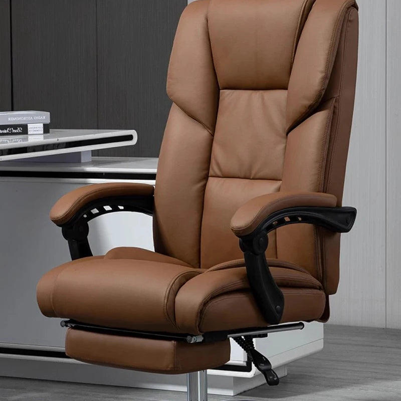 Korean Mobile Office Chairs Roller Leather Ergonomic Pillow Modern Gaming Chair Design Luxury Sillas De Playa Home Furniture