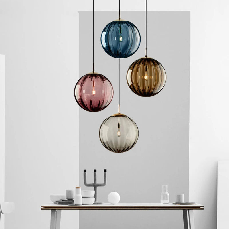 WELTIG Modern Nordic LED Glass Ball Pendant Light