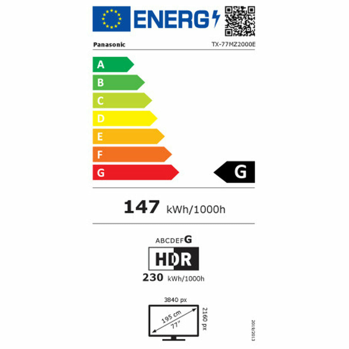 Smart TV Panasonic TX77MZ2000E  77 4K Ultra HD 77" QLED-1