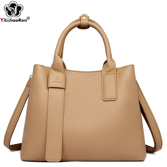 Fashion Handbags for Women Soft Leather Hand Bag Luxury Shoulder Bags Designer Large Tote Ladies Crossbody Messenger Bag Female