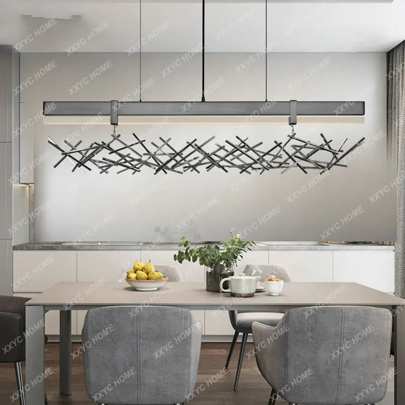 Nordic light luxury led chandelier lighting acrylic modern minimalist cafe decoration 110Vv-220v restaurant Nakajima chandelier