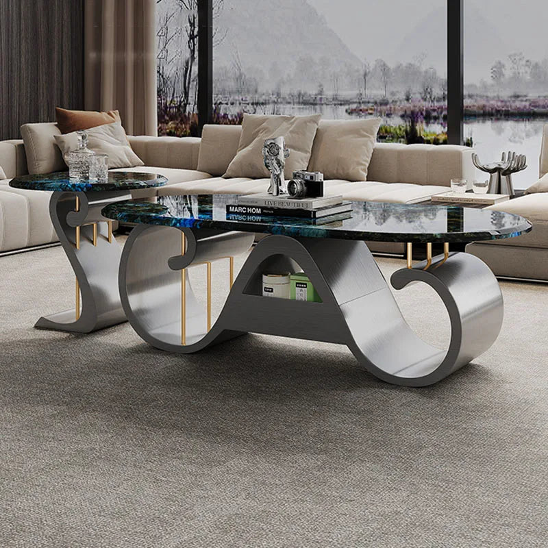 Designer Simple Coffee Table Free Shipping Modern Clear Sofa Side Table Minimalist Unique Stolik Kawowy Living Room Decoration