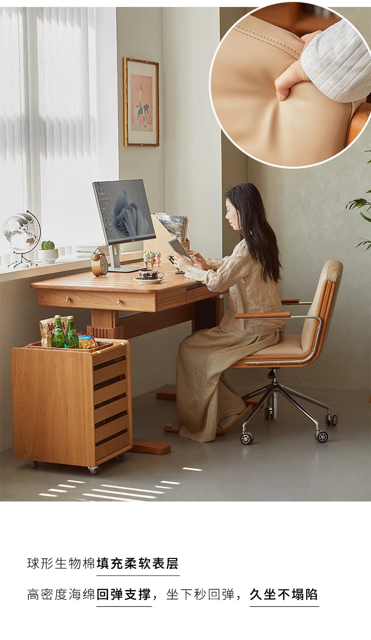 Modern Minimalist Computer Chair Comfortable Backrest Swivel  Ergonomic Office Chair Study Adjustable Chair