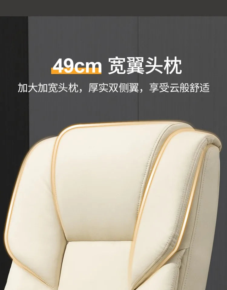 Korean Mobile Office Chairs Roller Leather Ergonomic Pillow Modern Gaming Chair Design Luxury Sillas De Playa Home Furniture