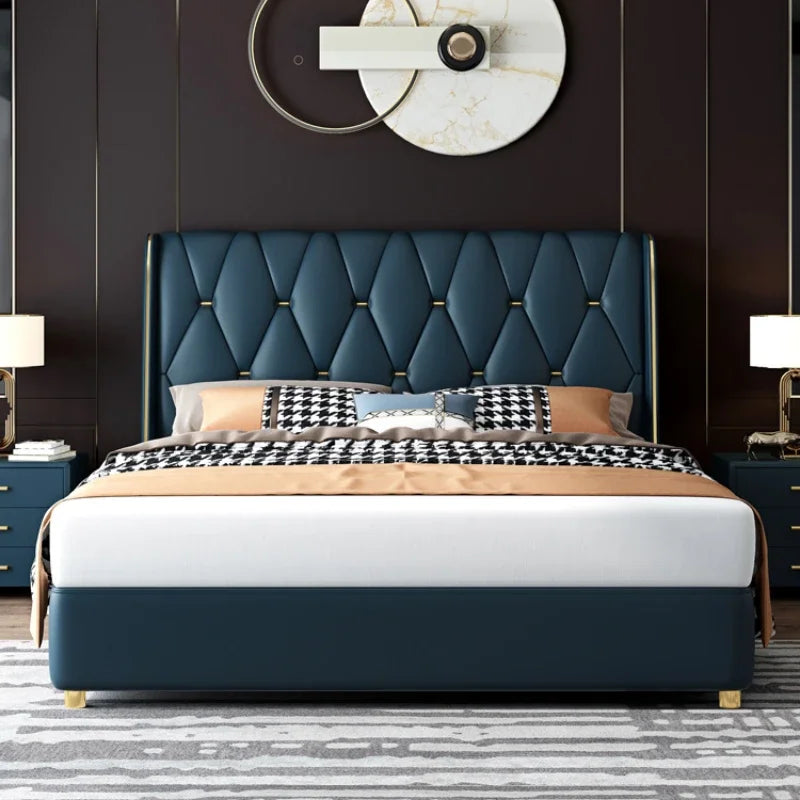 Designer Modern Bed Frames Queen Luxury Unique Aesthetic Bed Frame King Size High End Meubles De Chambre Home Furniture