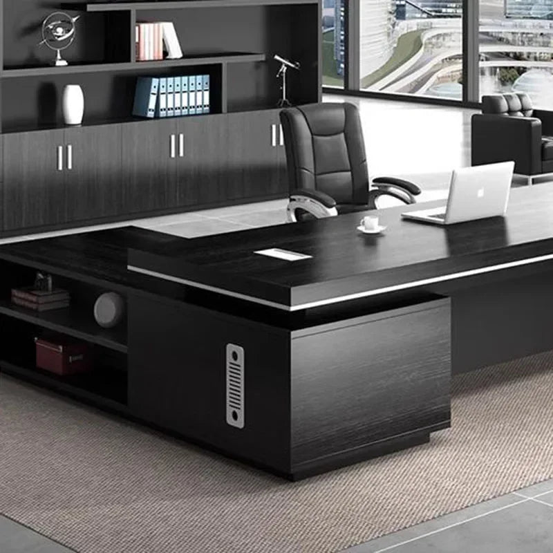 Work Writing Desk Table Metal Wooden Gaming Computer Office Desks Drawers Organizer Tavolo Scrivania Ufficio Office Supplies