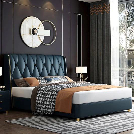 Designer Modern Bed Frames Queen Luxury Unique Aesthetic Bed Frame King Size High End Meubles De Chambre Home Furniture