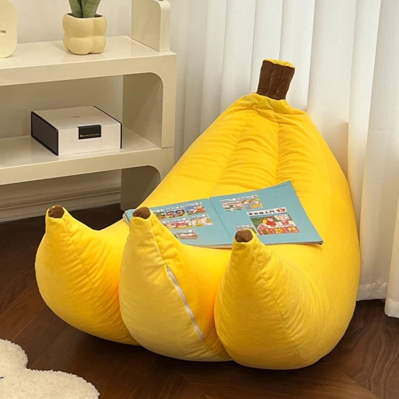 Bedroom Lazy Sofa Creative Banana Shape Home Backrest Single Tatami Lounge Chair Furniture Living Room muebles de la sala