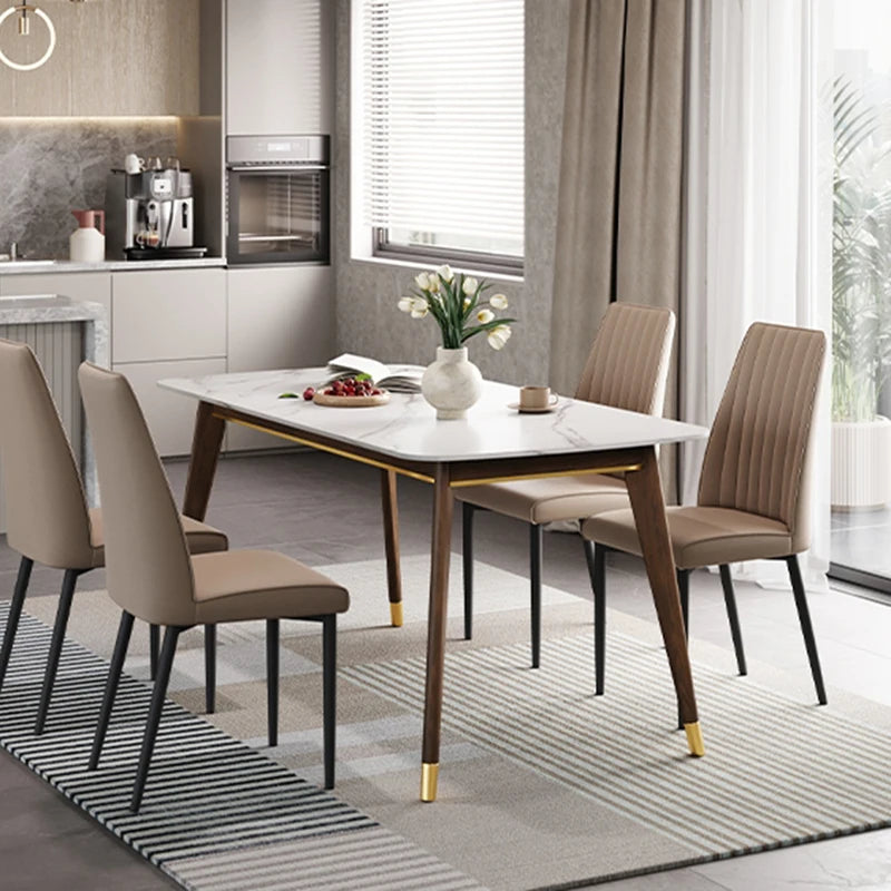 Exquisite Modern Marble Table Dining Tables Nordic Living Room Multifunctional Comedor Beautiful Coffee Kids Extendable