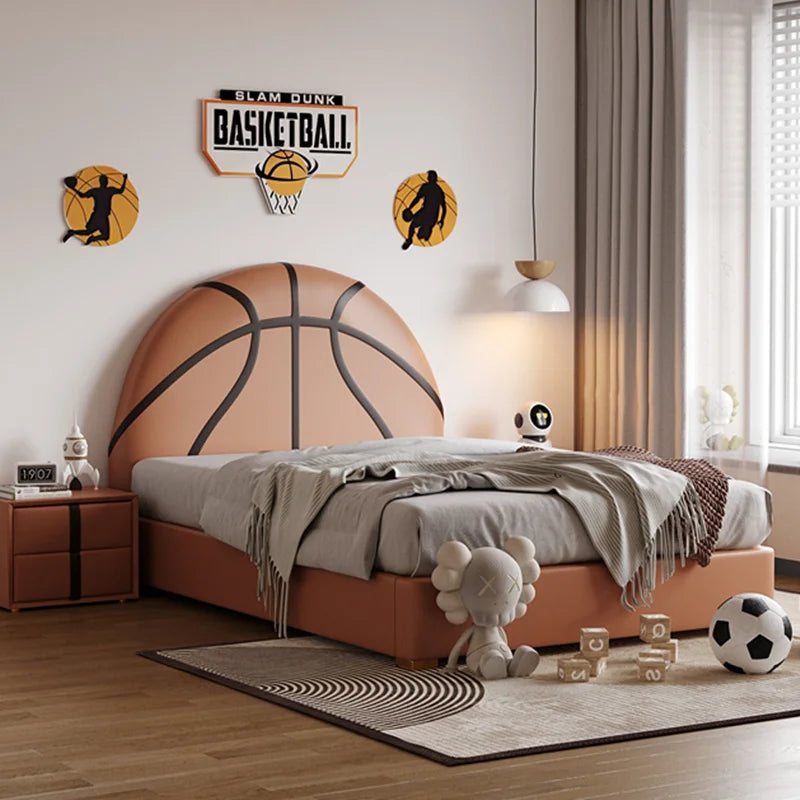 Queen Kids Basketball Bed Frame Nordic Drawers Headboard Frame Double Bed Boys Sleeping Letti Matrimoniali Furniture For Bedroom