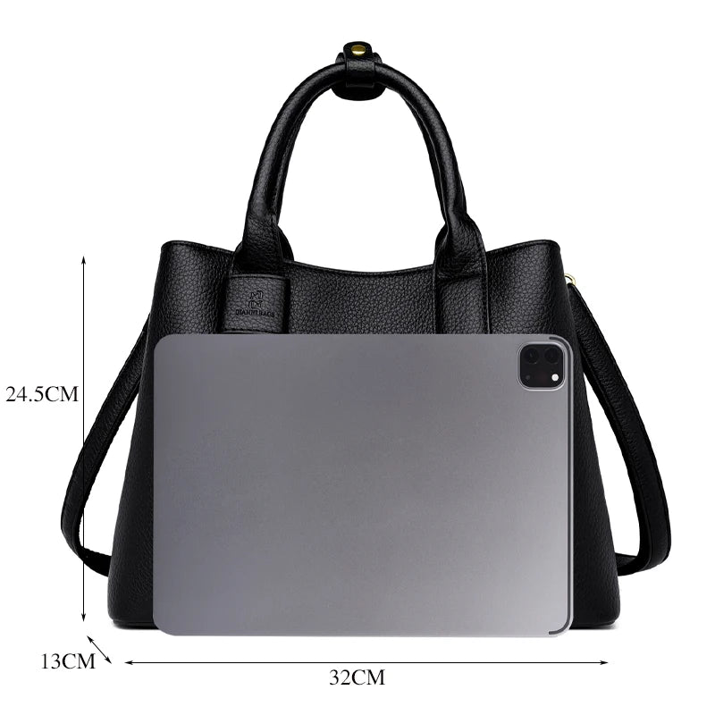 Fashion Handbags for Women Soft Leather Hand Bag Luxury Shoulder Bags Designer Large Tote Ladies Crossbody Messenger Bag Female