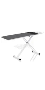 Reliable 320LB Home Ironing Board - Made in Italy 2-in-1 Home Ironing Table with Large 55 Inch Pressing Surface (Extended),