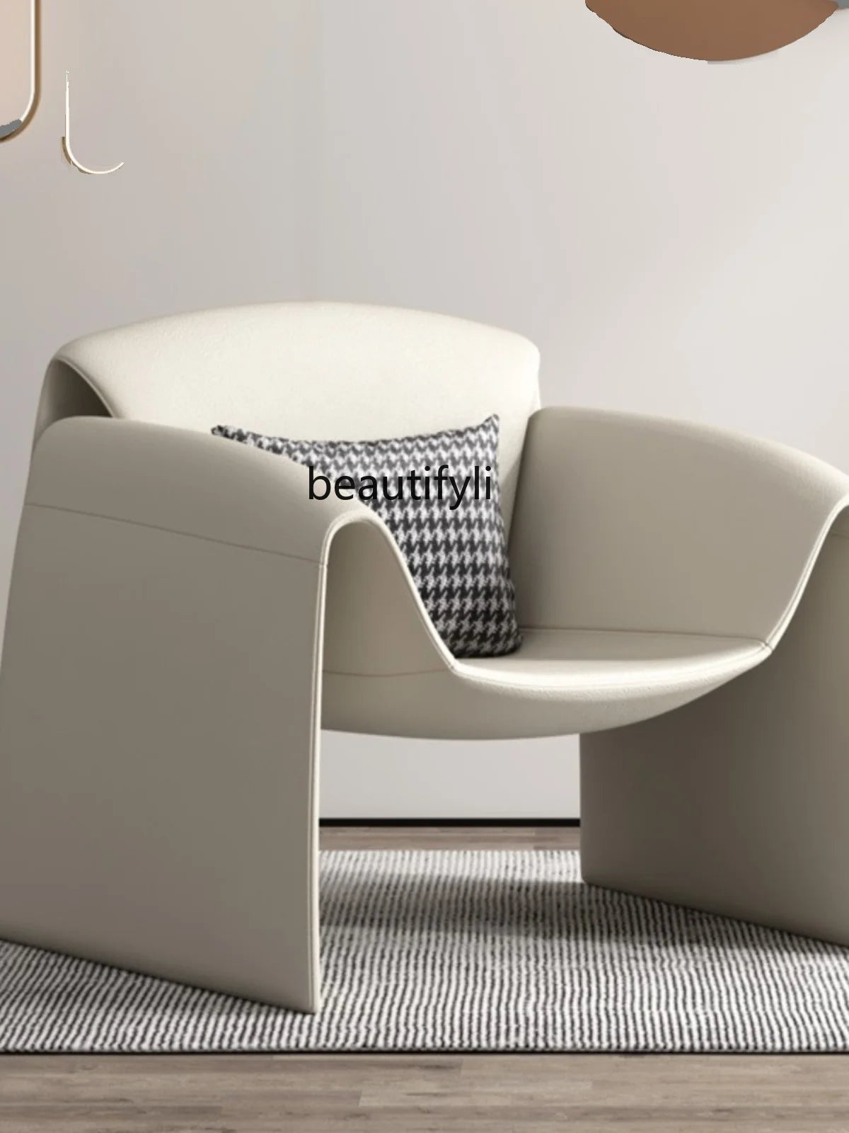 Modern Light Luxury Italian Minimalist Designer New Crab Chair Designed by a Maestro Sofa Recliner Hotel Reception Chair