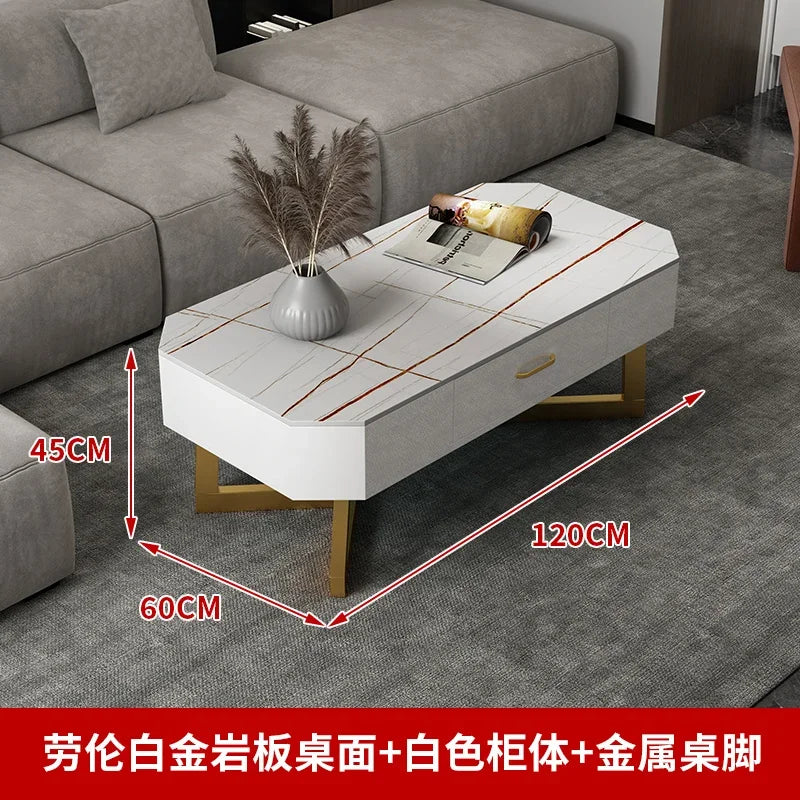 Luxury Book Coffee Tables Living Room Square Dressing Coffee Tables Service Hall Home Furniture Mesa De Centro De Sala Tables