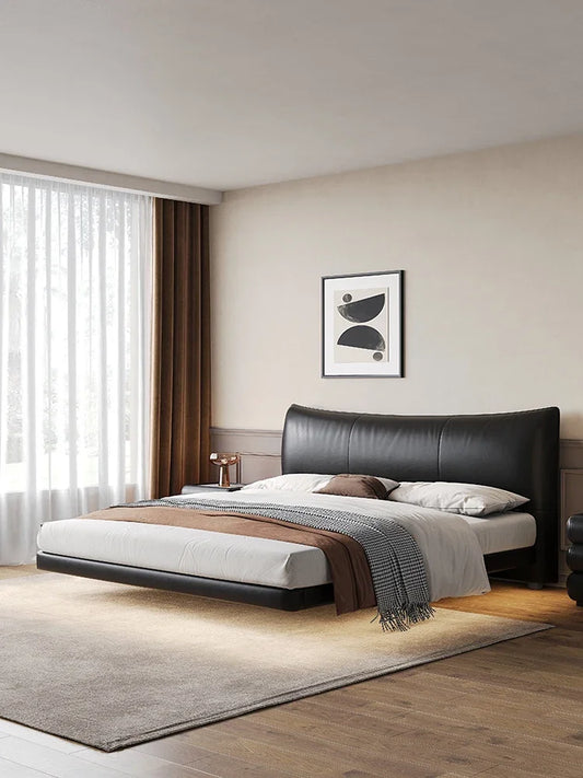 Light Luxury Suspension Modern Minimalist Master Bedroom 1.8 M Double Small Apartment Edging Hanging Bed