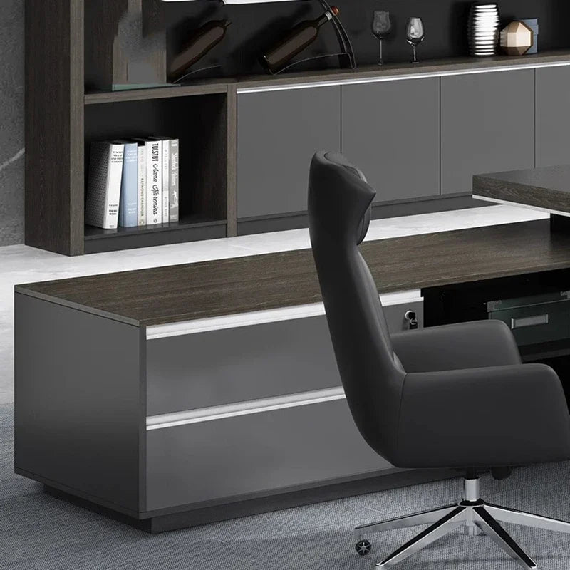 Home Office Desk Corner Minimalist Table Computer Study Offices Bedroom Professional Meuble Bureau Executive Secretary Furniture