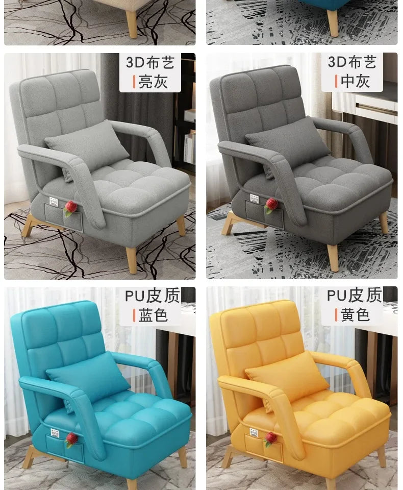 Support Pillow Modern Chairs Living Room Luxury Recliner Floor Nordic Chair Vanity Designer Lazy Chaise Salon Home Furniture