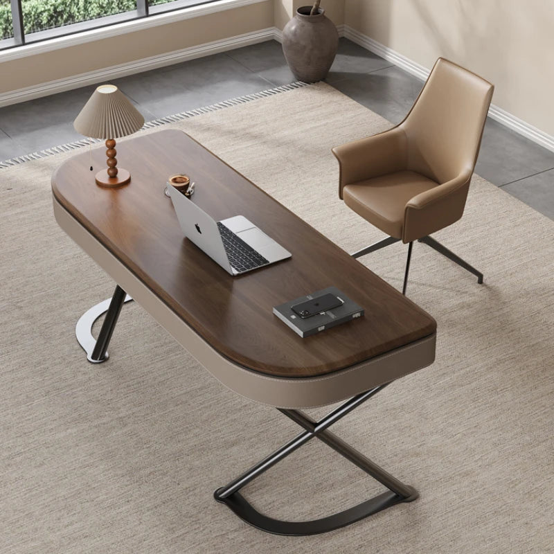 Household Monitor Computer Desks Standing Organizer Home Executive Desk Laptop Study Biurka Komputerowe Modern Furniture