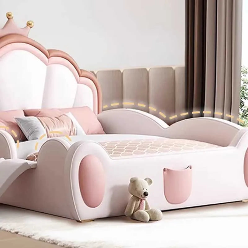 Kids European Double Bed Modern Wood Drawers Headboard Frame Double Bed Girl Sleeping Letti Matrimoniali Bedroom Furniture