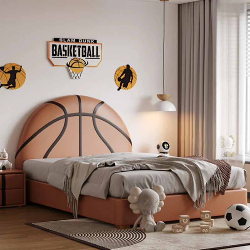 Queen Kids Basketball Bed Frame Nordic Drawers Headboard Frame Double Bed Boys Sleeping Letti Matrimoniali Furniture For Bedroom