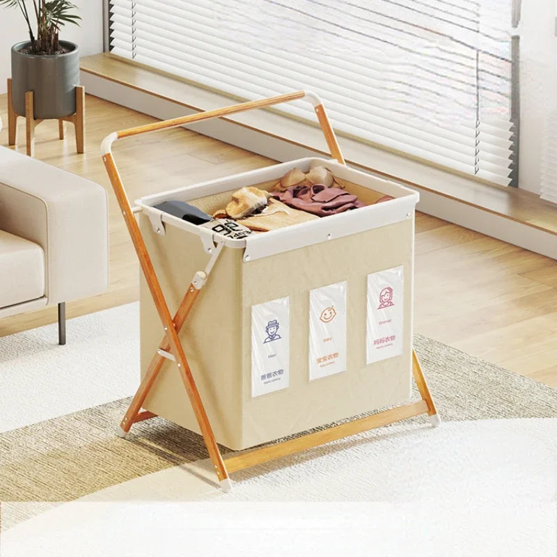 Nordic Wind Laundry Basket Home Universal Wheel Storage Basket Japanese Toilet Dirty Laundry Baskets Living Room Toy Basket