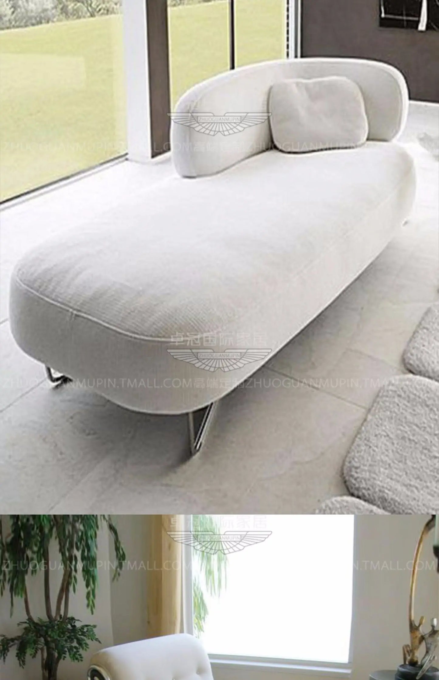 Bedroom Chaise Longue Post-Modern Beauty Recliner Bedroom Leisure Chair Lazy Sofa