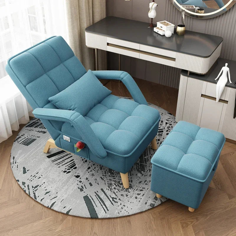 Support Pillow Modern Chairs Living Room Luxury Recliner Floor Nordic Chair Vanity Designer Lazy Chaise Salon Home Furniture