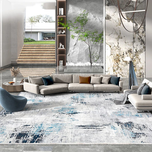 Turkey Style Modern Living Room Carpet Home Villa Large Thick Rugs for Bedroom Decor Light Luxury Nordic Carpets Abstract Mat