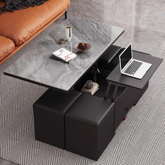 Designer Rectangle Coffee Tables Adjustable Storage Floor Nordic Coffee Table Living Room Hotel Mesa Auxiliar Home Furniture