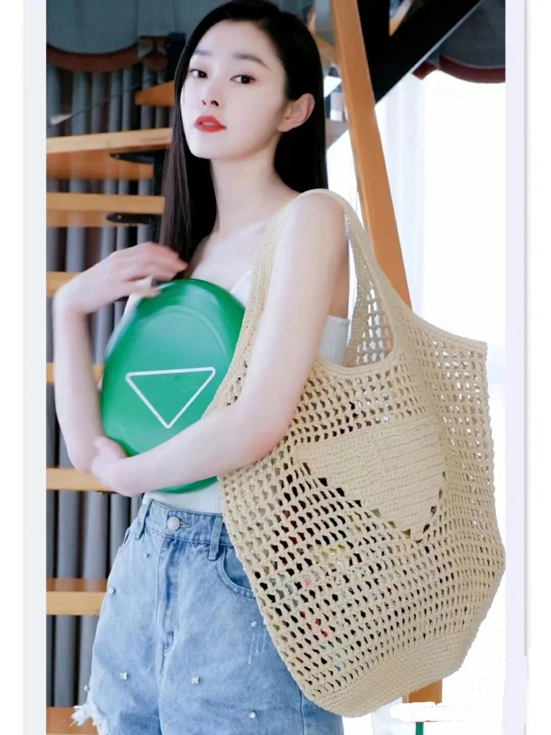 Luxury Designer Brand Rattan Bag 2023 Trend Fashion Large Portable Beach Shoulder Female Bags Summer Women's Tote Straw Handbags