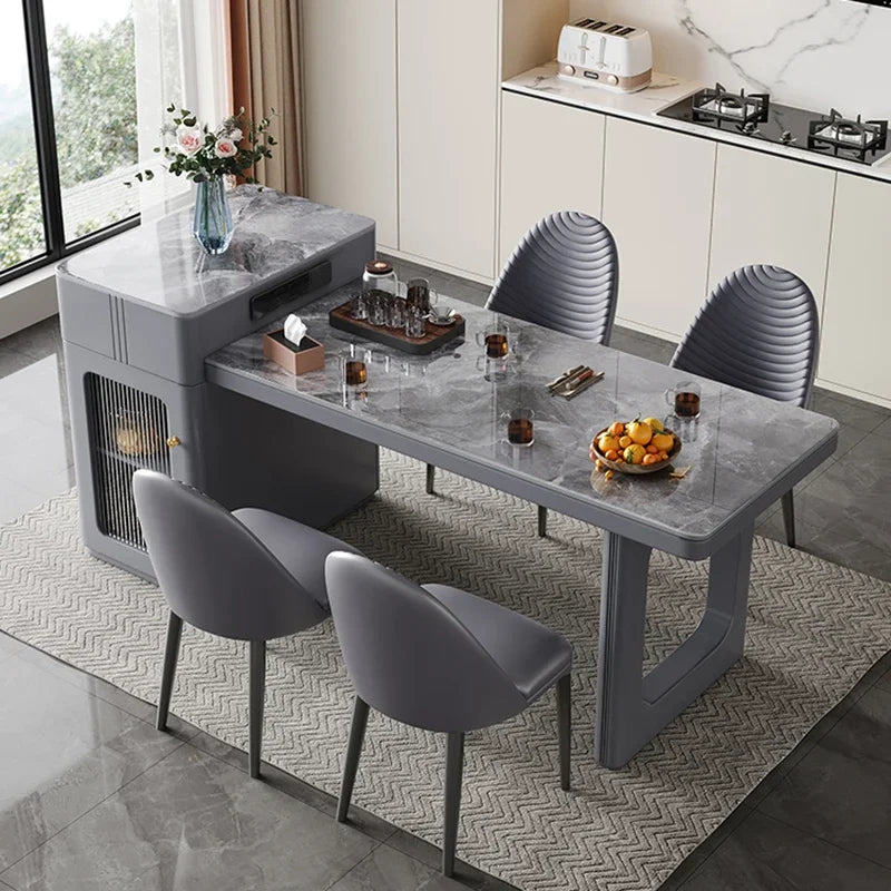 Modern Kitchen Table Extendable Dining Expandable Coffe Tables Extended Type Side Bed Ceramic Console Islands Transparent Craft