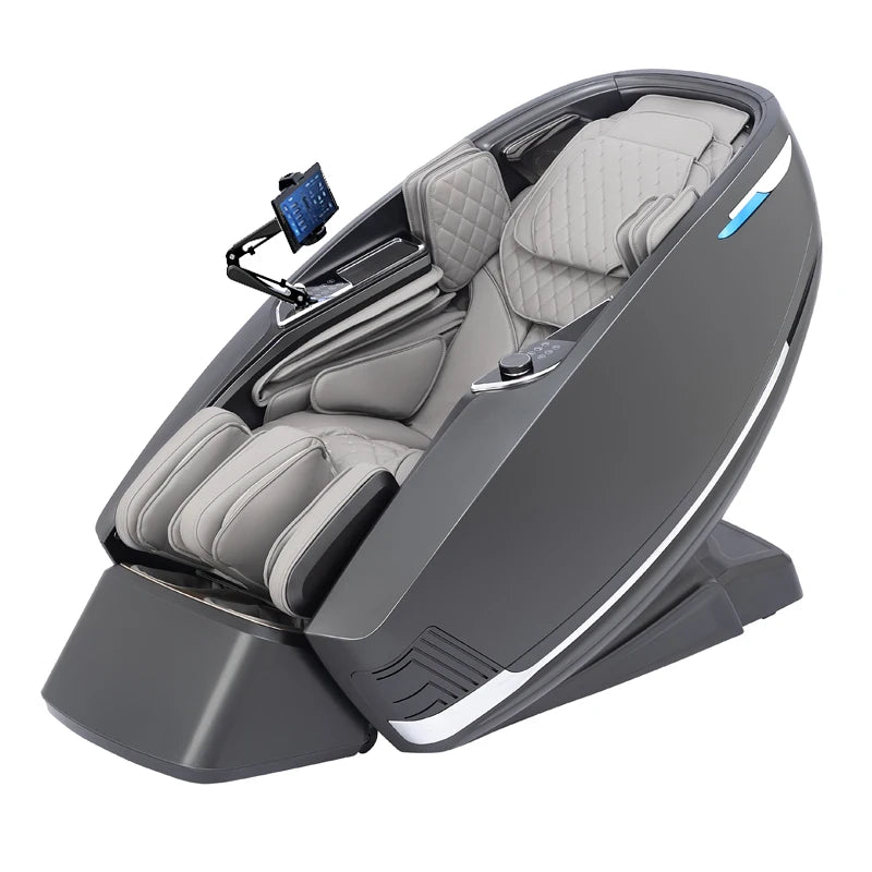 3 Year Warranty 4D Zero Gravity full body Airbag Luxury Massager Chair Home 3D 7 inch Screen Language