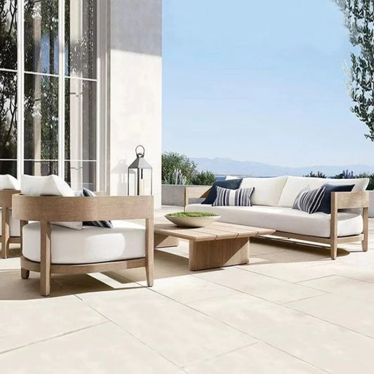 Simple Modern Sofa Chair Outdoor Relax Individual Loveseat Sofa Floor Lounge meble ogrodowe zestaw Outdoor Furniture