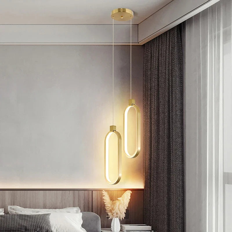 Modern LED Pendant Light Chandelier For Bedroom Bedside Living Dining Room Hanging Lamp Home Decor Indoor Lights Fixture luster