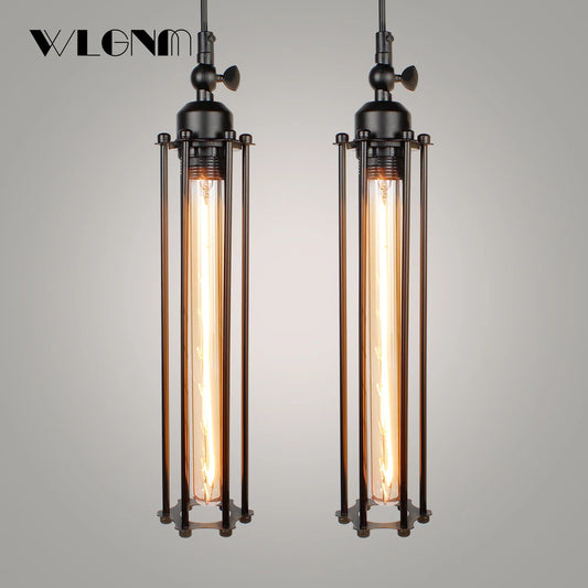 WELTIG Vintage Industrial Pendant Light - Retro Decor for Any Space