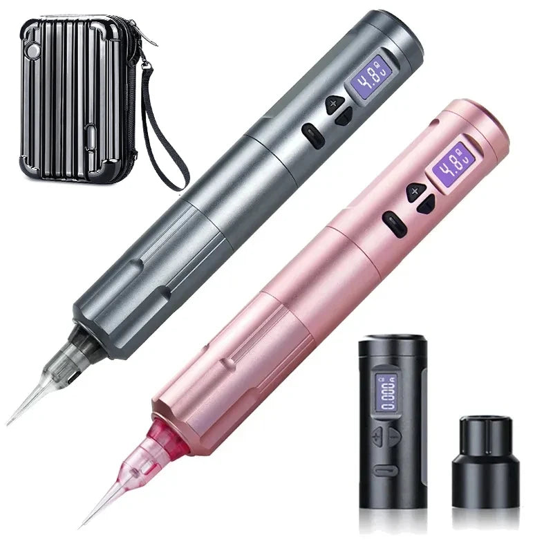 Professional Wireless Tattoo Machine Rotary Tattoo Pen Original German Motor 900mAh Battery Fast Charge Stroke 3.5mm