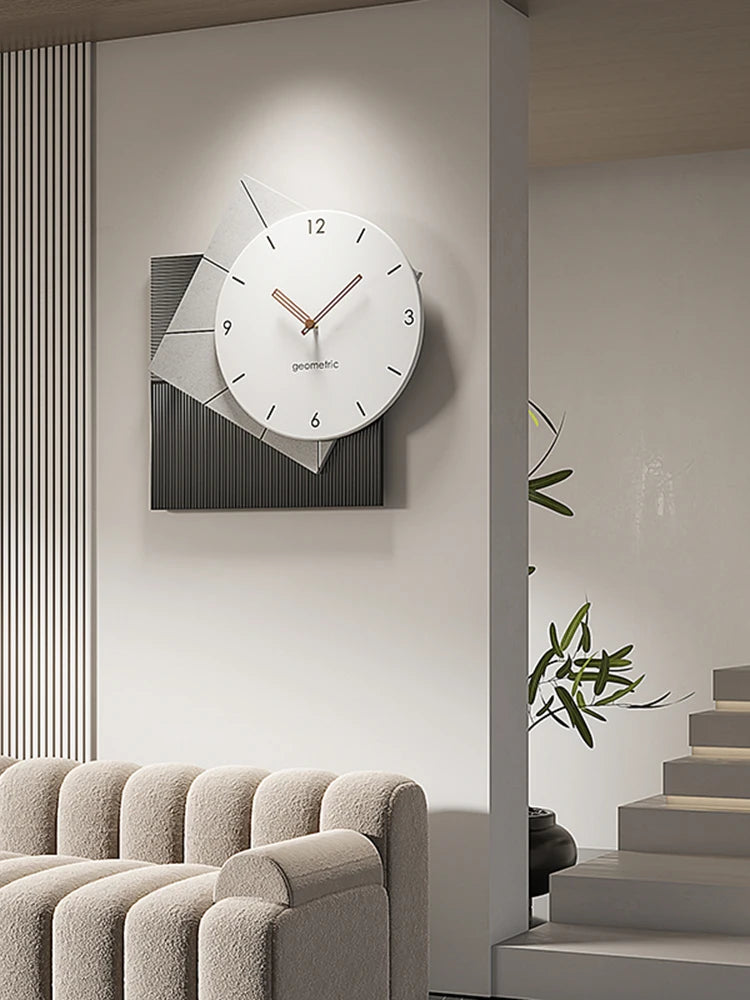 Creative clock wall clock living room 2022 new restaurant fashion modern minimalist dining table wall clock atmosphere