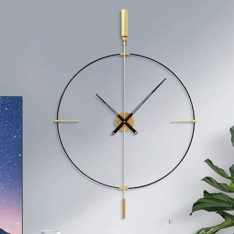 Luxury Wall Clock Minimalist Creative Big  Alarm Clocks Office Silent Bedroom Reloj Living Room Decoration reloj de pared