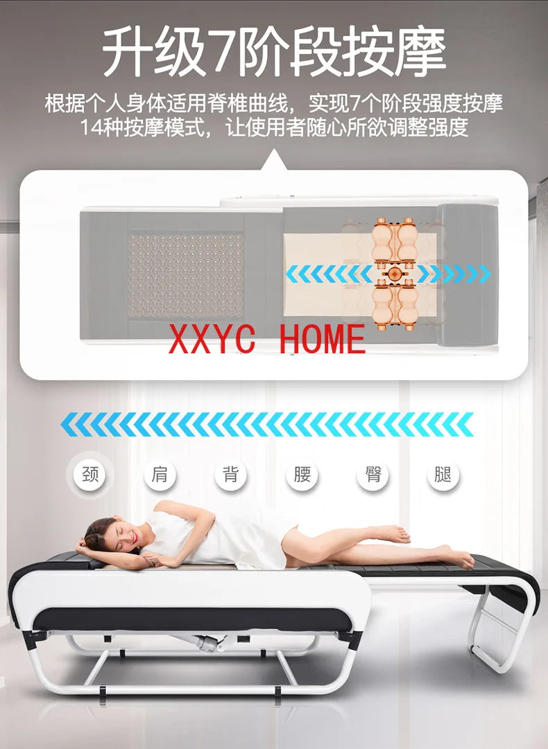 Intelligent Multifunctional Physiotherapy Bed Electric Health Care Warm Jade Massage Bed