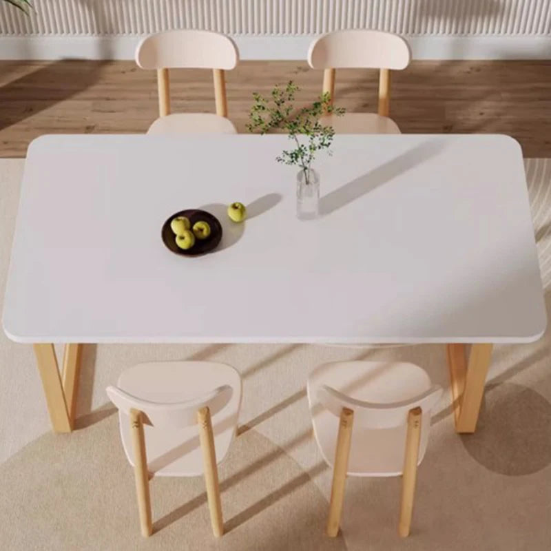 Modern Living Room Table Kitchen Party Floor Space Center Dining Table Restaurant White Nordic Mesas De Comedor Home Furniture