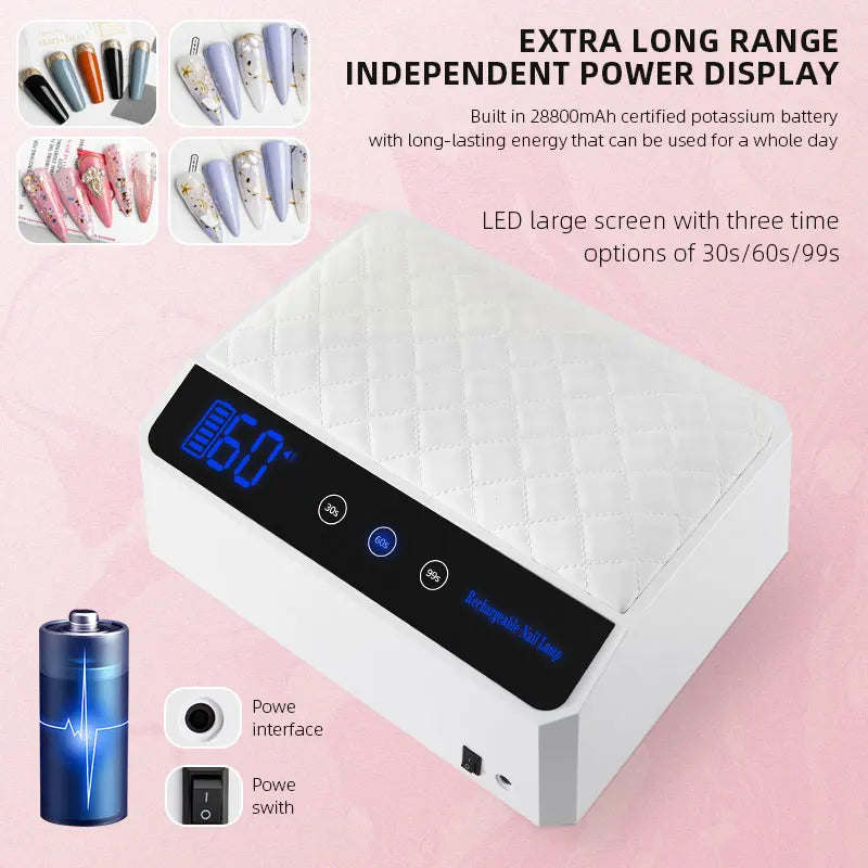 178W UV LED Lamp For Nails Gel Polish Drying Lamp With Detachable Hand Pillow Professional Nail Dryer Manicure Stylist Supplies